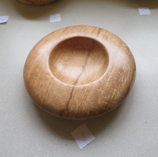 spalted beech bowl by Geoff Christie size